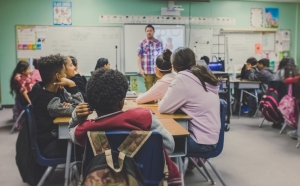 Children in classroom